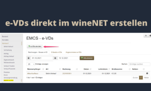 Read more about the article EMCS – e-VDs direkt im wineNET erstellen