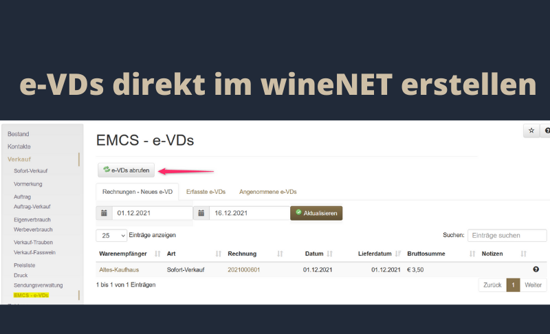 You are currently viewing EMCS – e-VDs direkt im wineNET erstellen