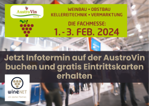 Mehr über den Artikel erfahren AustroVin 1.–3. Februar 2024 – jetzt Infotermin buchen